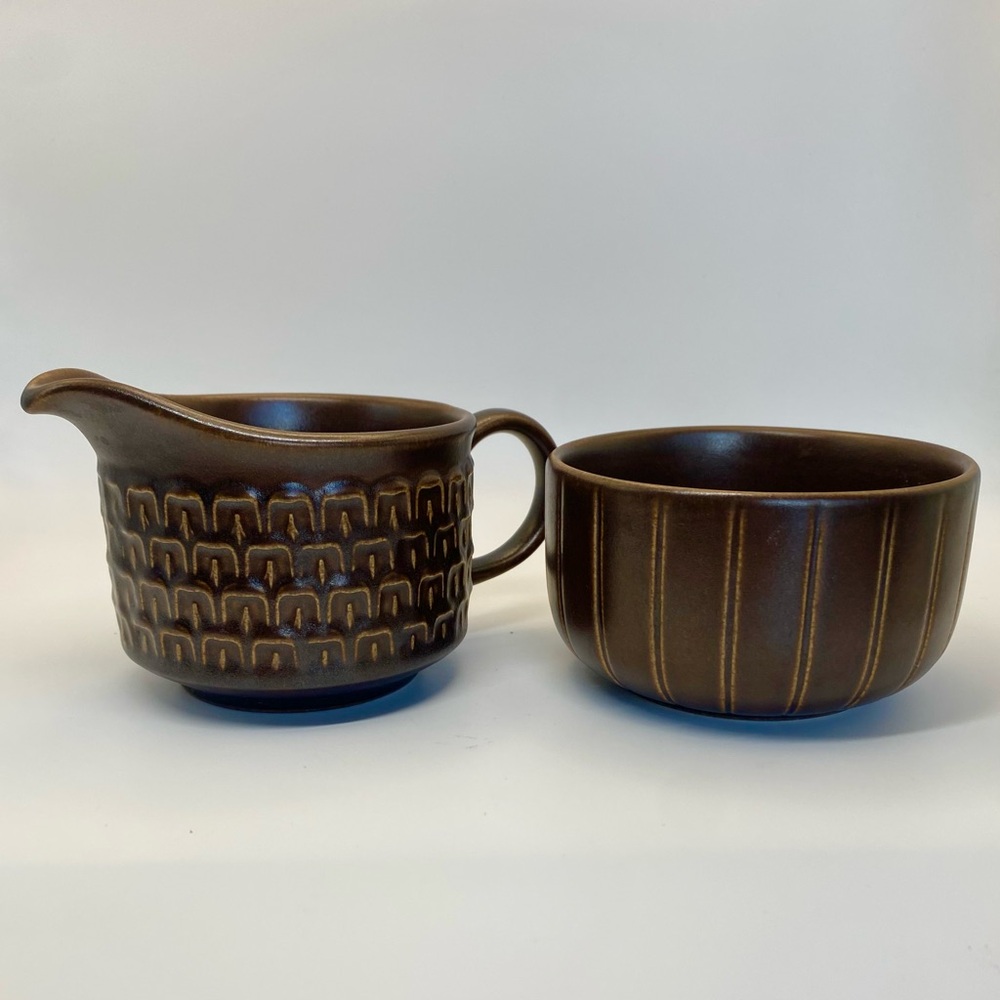 Wedgwood Pennine cream and sugar bowl
